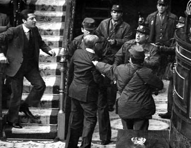 Adolfo Suárez, durante el 23F